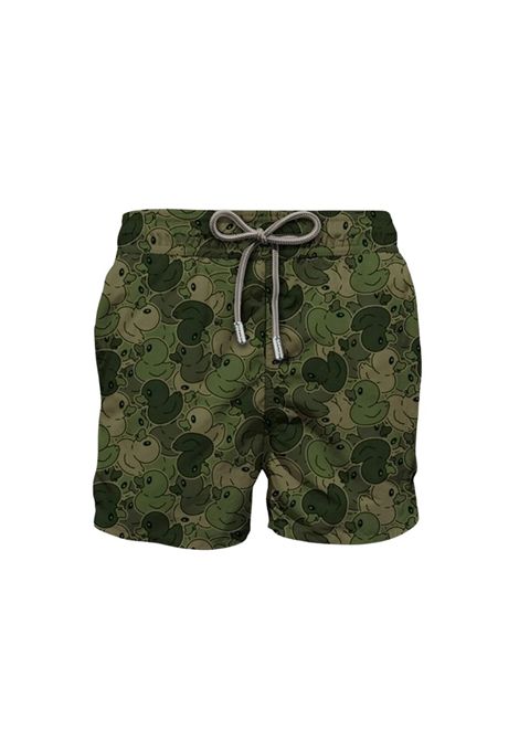 Costume uomo Gustavia MC2 Saint Barth 03868H Verde stampe in tono cintura elasticizzata cordoncino fodera in rete MC2 SAINT BARTH | Costume | GUSTAVIA03868H52